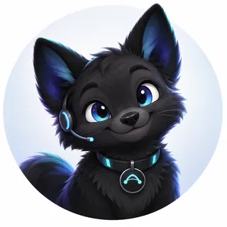 Bridge, MethodMade Studio's black-and-blue fox AI Concierge mascot